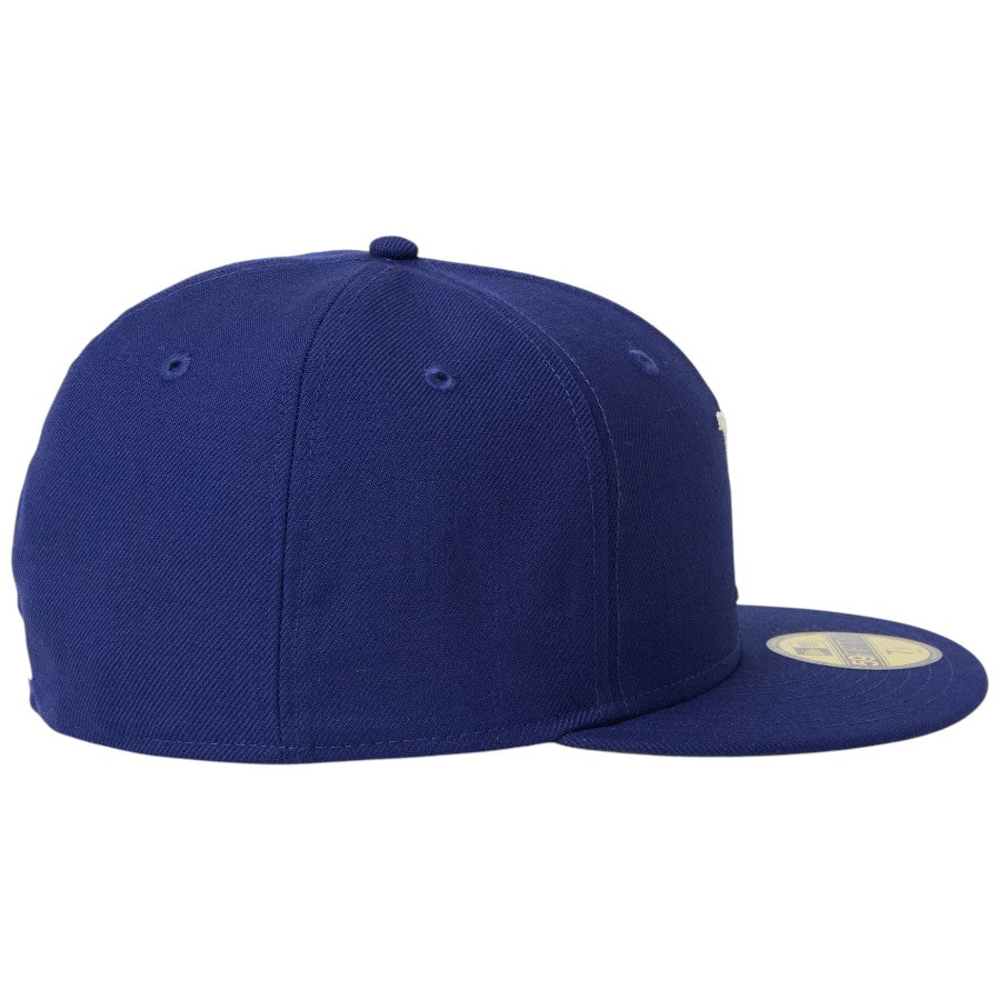 NEW ERA 59FIFTY Cooperstown ウール ブルックリン・ドジャース キャップ ダークロイヤル 右向き 15137393