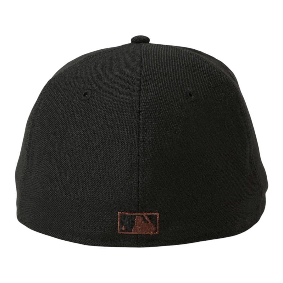 NEW ERA 59FIFTY Cooperstown ウール ロサンゼルス・ドジャース キャップ ブラック 背面 バッターマンロゴ刺繍 15137371