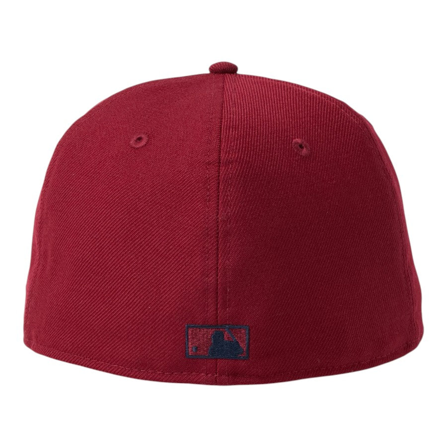 NEW ERA 59FIFTY Cooperstown サンディエゴ・パドレス ウール キャップ カーディナル 背面 バッターマンロゴ刺繍 15137339