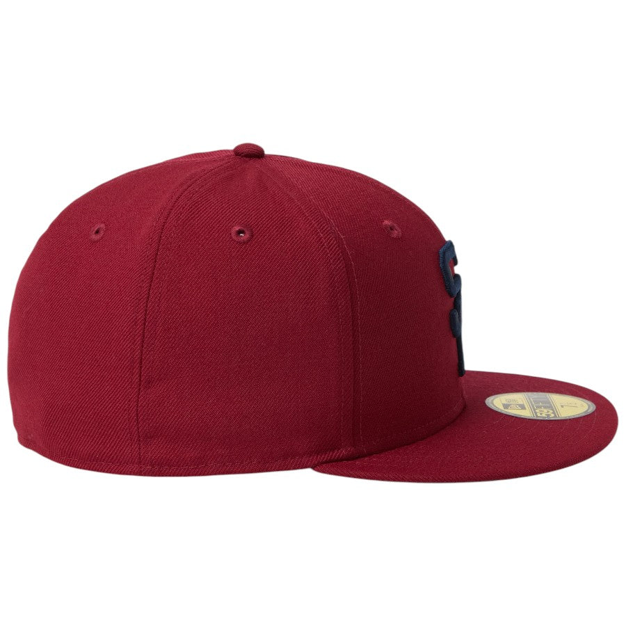 NEW ERA 59FIFTY Cooperstown サンディエゴ・パドレス ウール キャップ カーディナル 右向き 15137339
