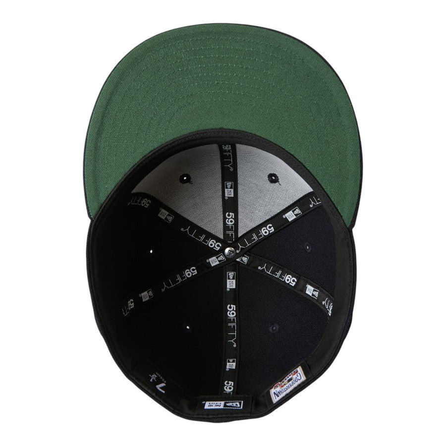 NEW ERA 59FIFTY Cooperstown ウール ニューヨーク・ヤンキース キャップ ネイビー 裏側全体 15137350
