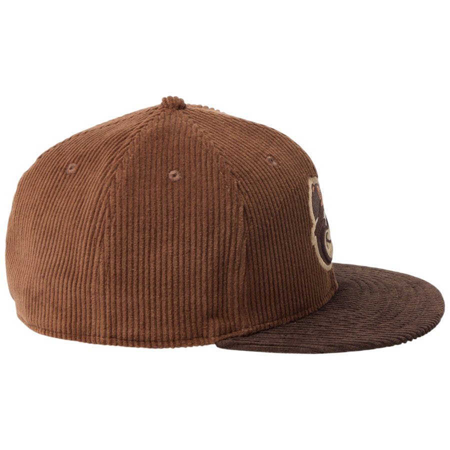 NEW ERA 59FIFTY コーデュロイ ボルティモア・オリオールズ キャップ ブラウン ダークブラウン 右向き 15137394