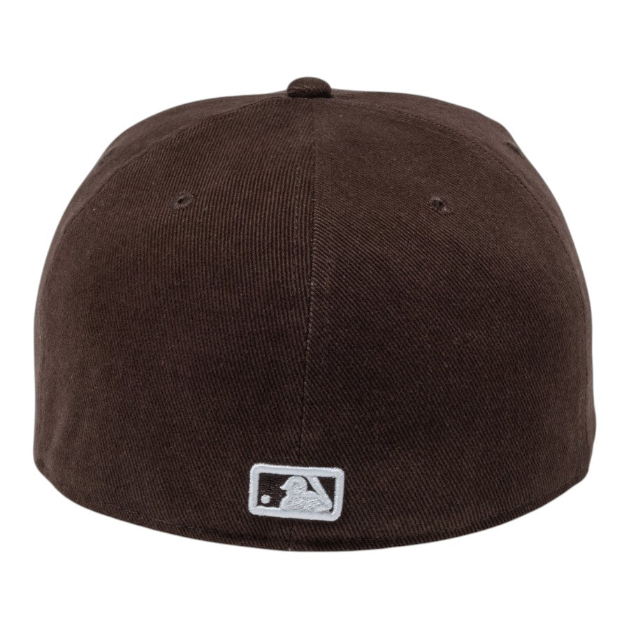 NEW ERA 59FIFTY Deep Brown ニューヨーク・メッツ キャップ ブラウン 背面 15229113
