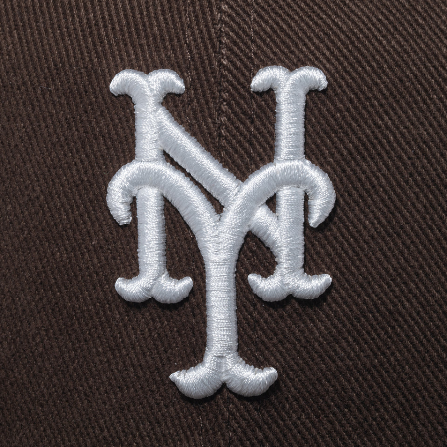 NEW ERA 59FIFTY Deep Brown ニューヨーク・メッツ キャップ ブラウン フロントロゴ刺繍 15229113