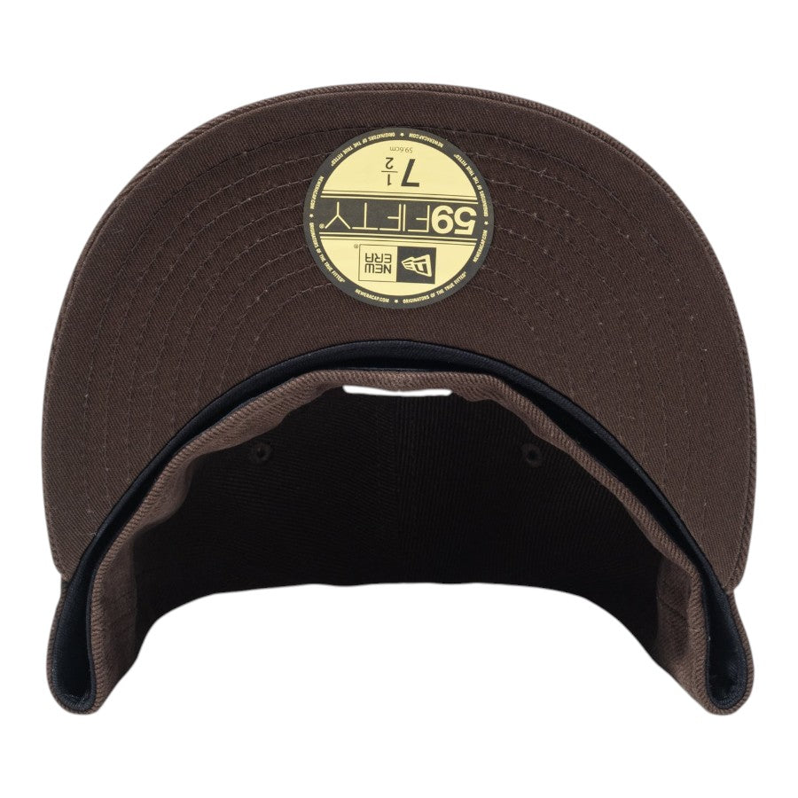 NEW ERA 59FIFTY Deep Brown ニューヨーク・メッツ キャップ ブラウン つば裏 15229113