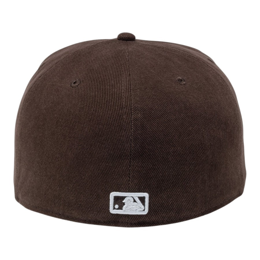 NEW ERA 59FIFTY Deep Brown サンディエゴ・パドレス キャップ ブラウン 背面 15229111