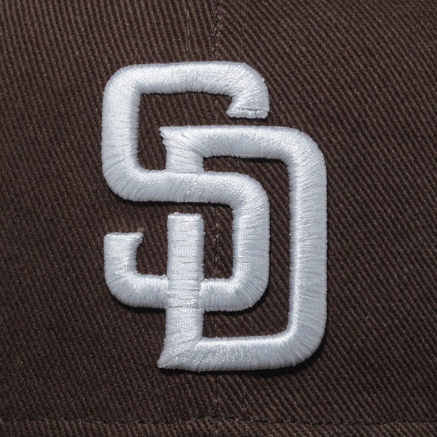 NEW ERA 59FIFTY Deep Brown サンディエゴ・パドレス キャップ ブラウン フロントロゴ刺繍 15229111