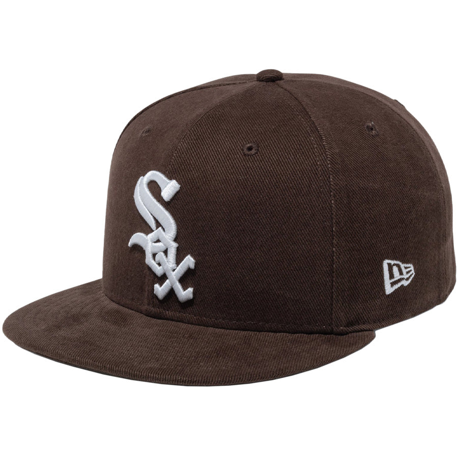 NEW ERA 59FIFTY Deep Brown シカゴ・ホワイトソックス キャップ ブラウン 左斜め 15229115