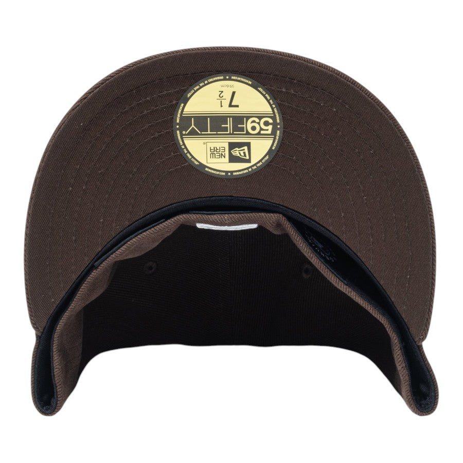 NEW ERA 59FIFTY Deep Brown ニューヨーク・ヤンキース キャップ ブラウン つば裏 15229112