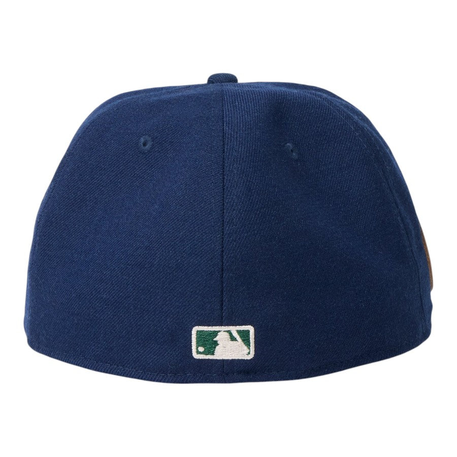 NEW ERA 59FIFTY Direction by Takayuki Ohashi Dog Patch ニューヨーク・ヤンキース オーシャンサイドブルー 背面 バッターマンロゴ 15171668