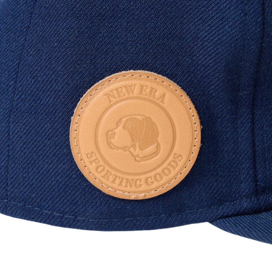 NEW ERA 59FIFTY Direction by Takayuki Ohashi Dog Patch ニューヨーク・ヤンキース オーシャンサイドブルー レザーパッチ詳細 15171668