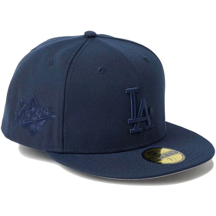 NEW ERA 59FIFTY ドジャース 右斜め ナイトシフトネイビー