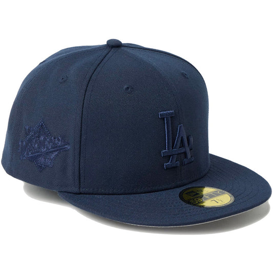 NEW ERA 59FIFTY ドジャース 右斜め ナイトシフトネイビー