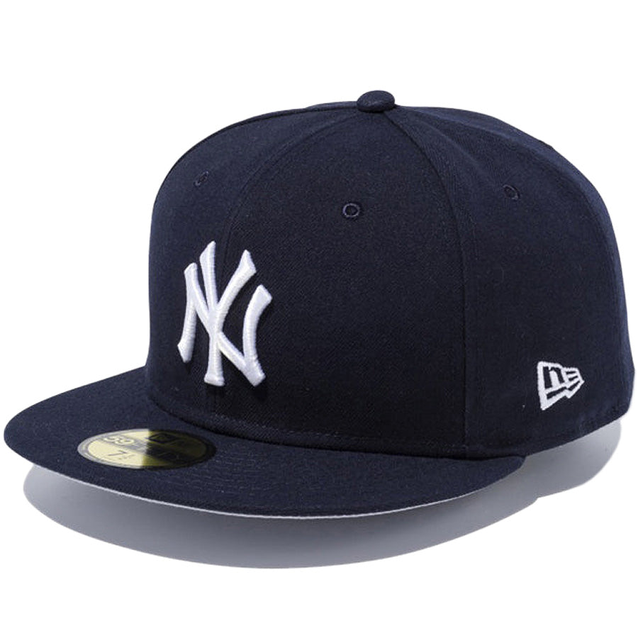NEW ERA 59FIFTY GORE-TEX ニューヨーク・ヤンキース キャップ ネイビー × ホワイト 左斜め 14525227