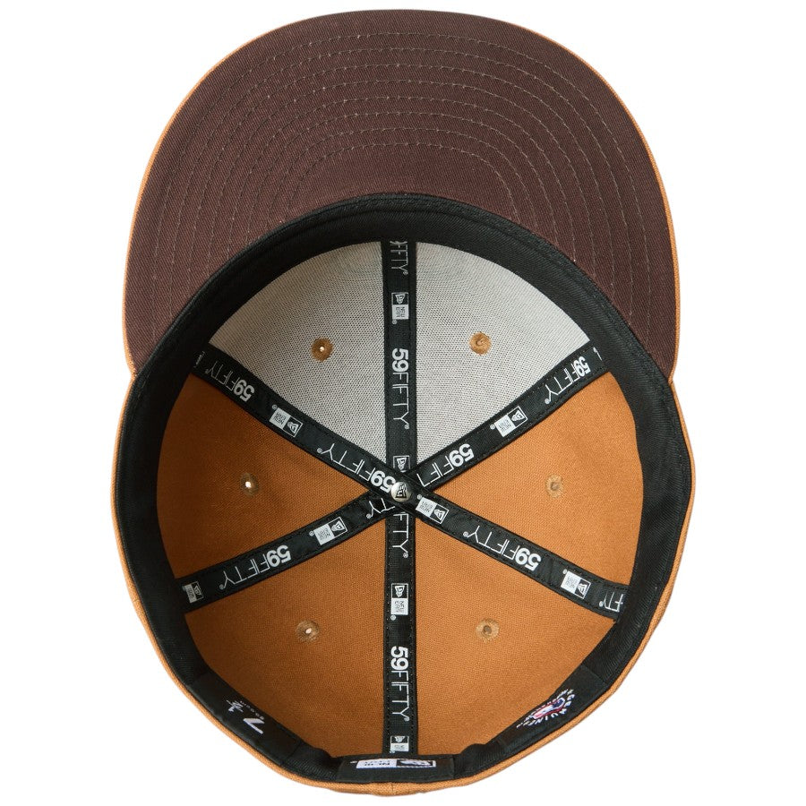 NEW ERA（ニューエラ）59FIFTY ライトブロンズ キャップ 裏側