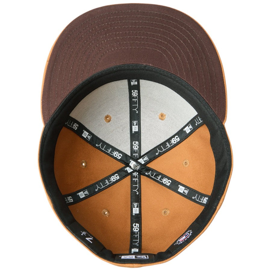 NEW ERA（ニューエラ）59FIFTY ライトブロンズ キャップ 裏側