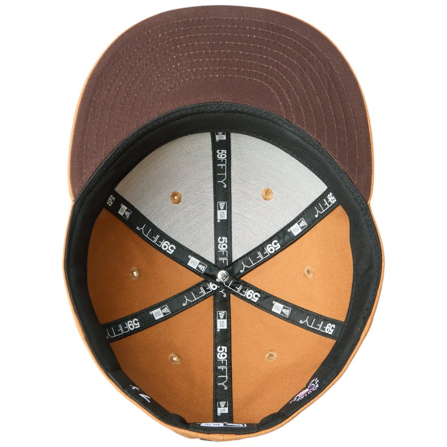 NEW ERA（ニューエラ）59FIFTY ライトブロンズ キャップ 裏側