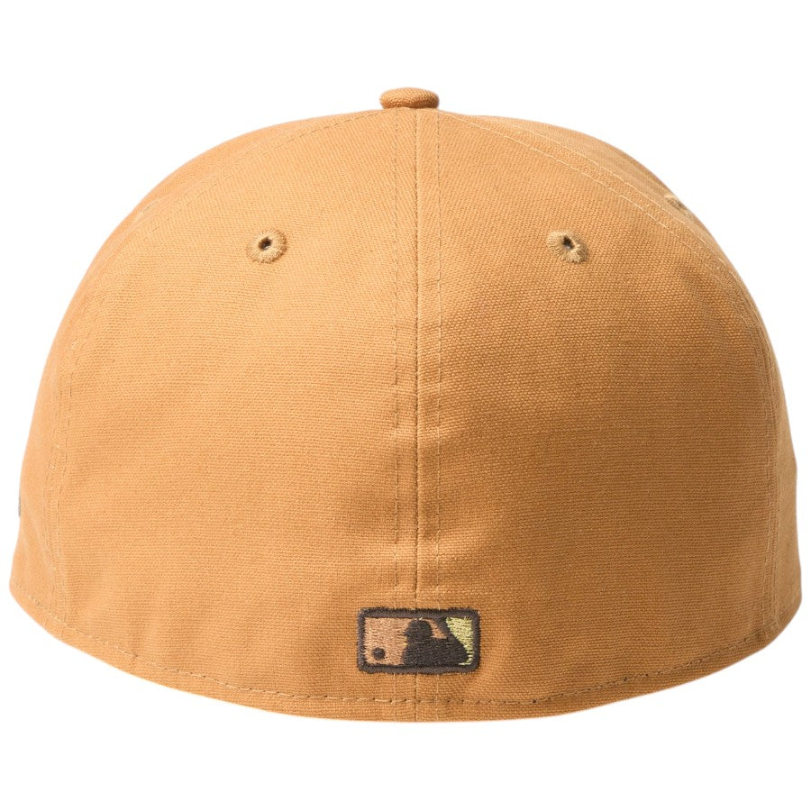 NEW ERA（ニューエラ）59FIFTY ライトブロンズ キャップ 背面ディテール