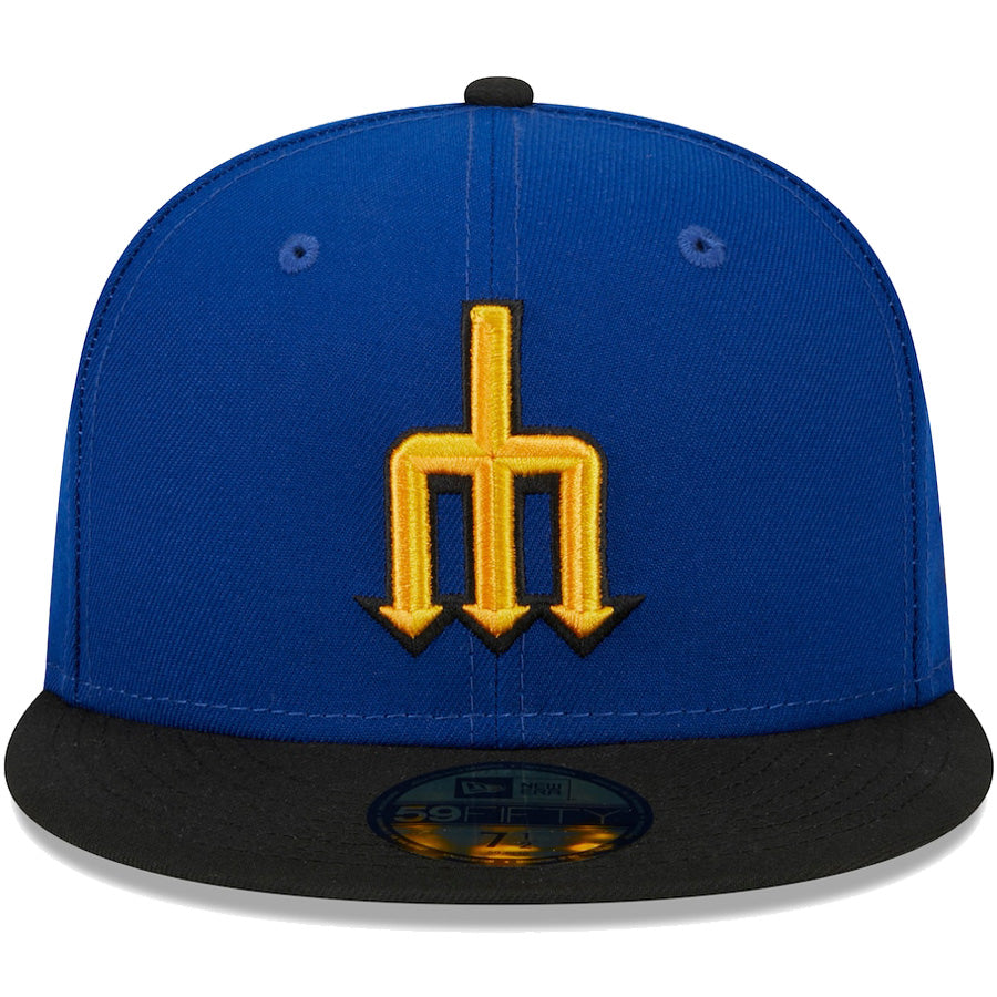 NEW ERA 59FIFTY マリナーズ キャップ 正面 ロゴ