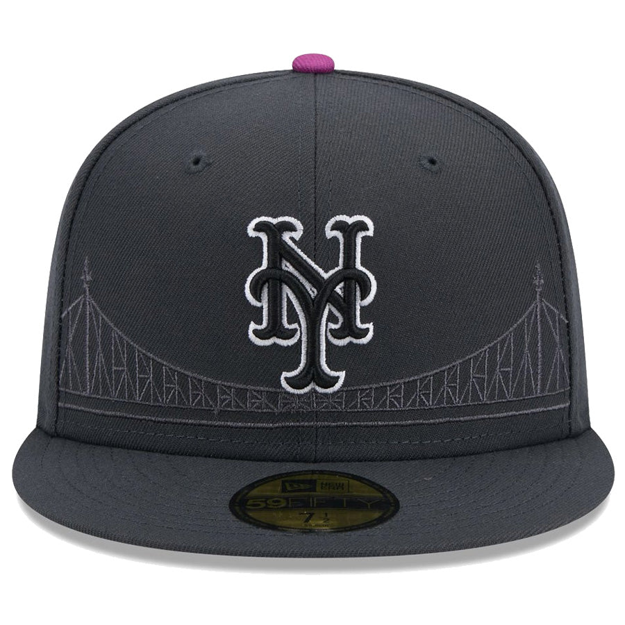 NEW ERA 59FIFTY メッツ キャップ 正面 ロゴ刺繍