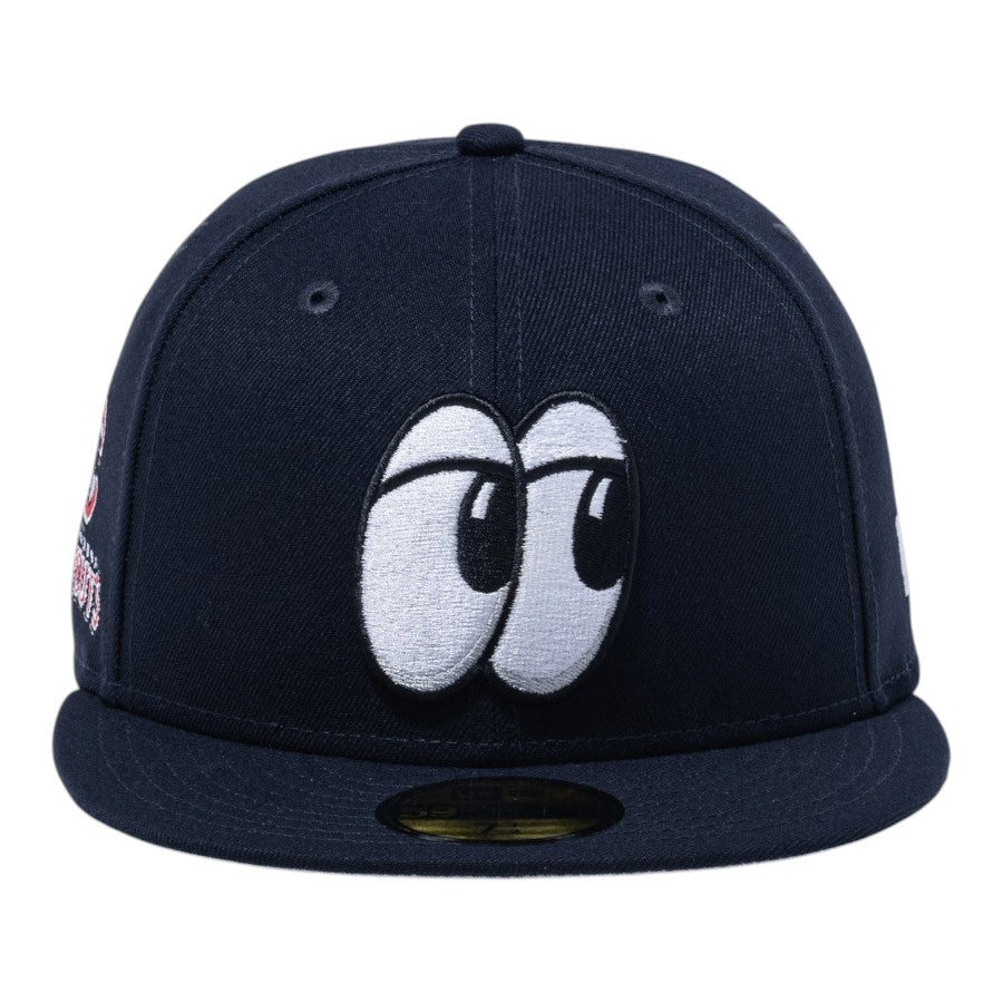 NEW ERA 59FIFTY MiLB チャタヌーガ・ルックアウツ キャップ ネイビー 正面 15221388