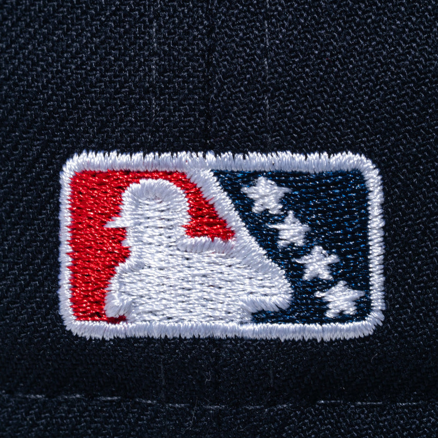 NEW ERA 59FIFTY MiLB チャタヌーガ・ルックアウツ ネイビー MiLBロゴ刺繍詳細 15221388