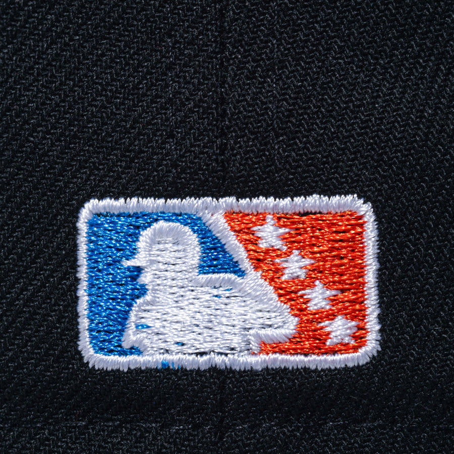 NEW ERA 59FIFTY MiLB シラキュース・メッツ キャップ ブラック MiLBロゴ刺繍詳細 15221324