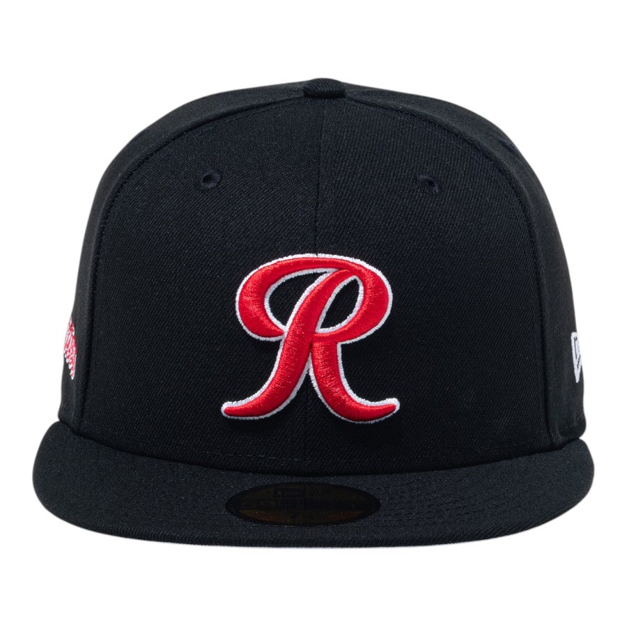 NEW ERA 59FIFTY MiLB タコマ・レイニアーズ キャップ ブラック 正面 15221323