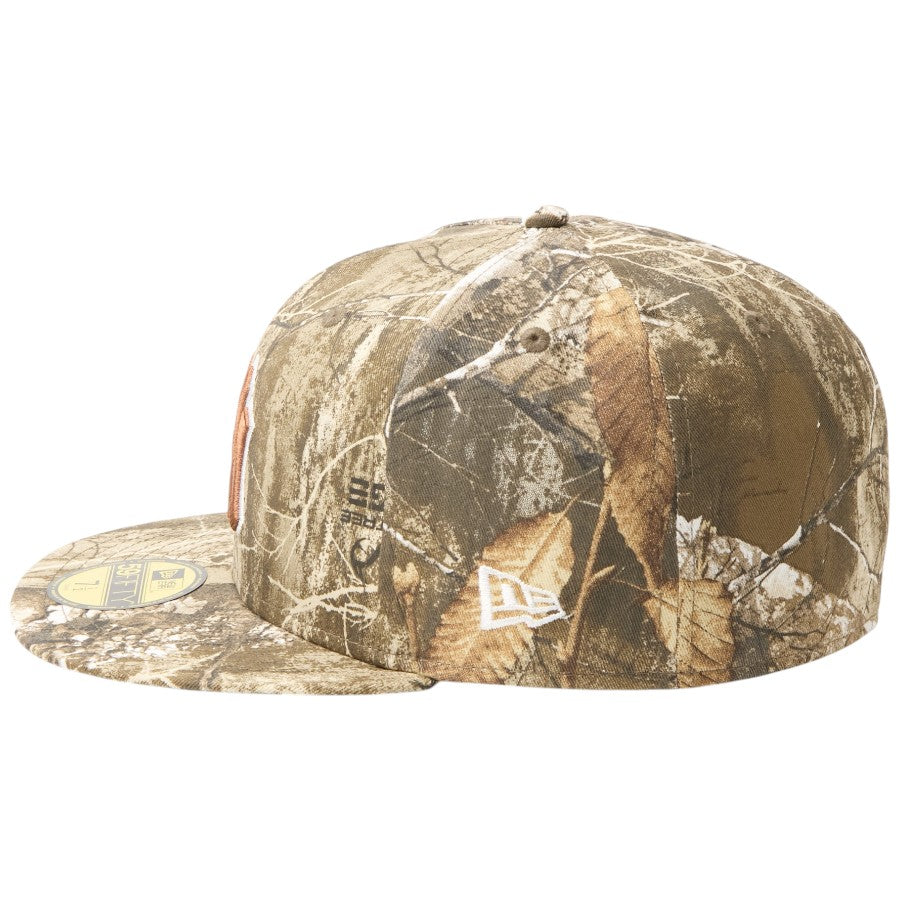 NEW ERA（ニューエラ）59FIFTY MLB Real Tree Camo ヤンキース NEフラッグロゴ刺繍 15137353