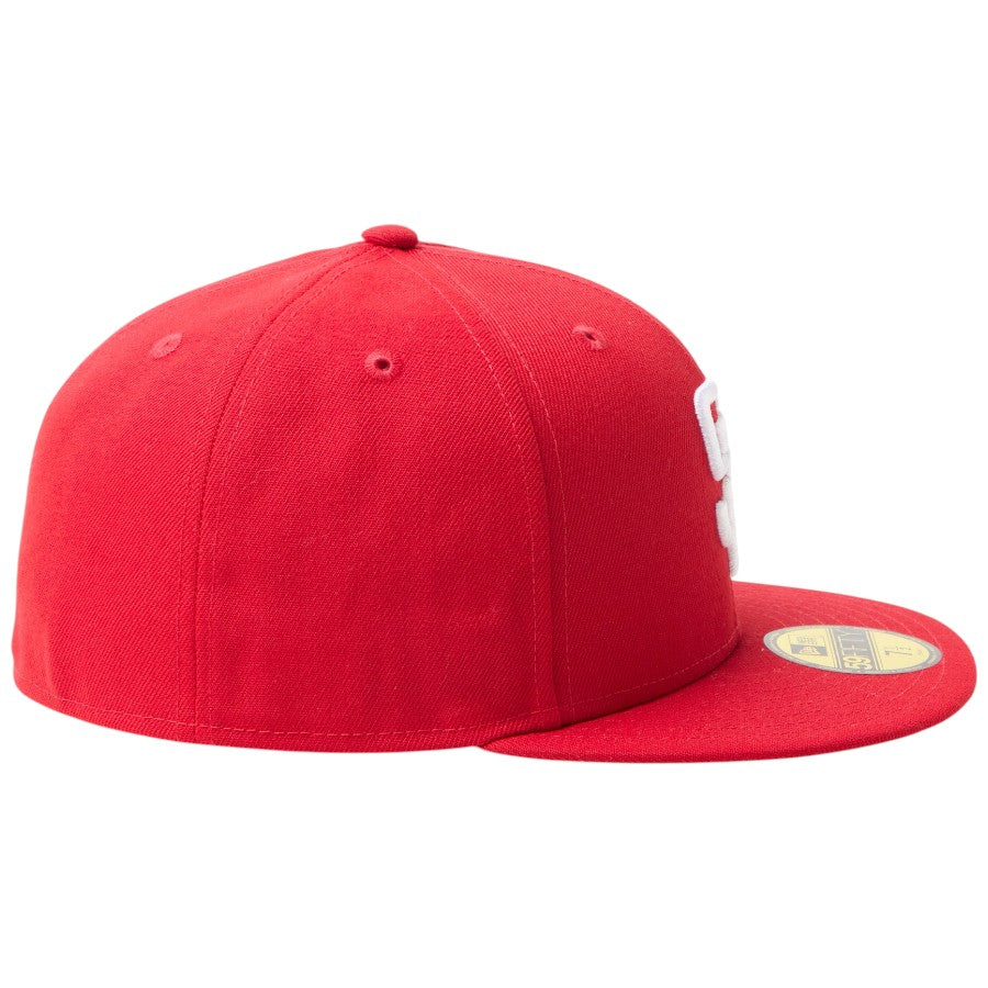 NEW ERA（ニューエラ）59FIFTY MLB Scarlet サンディエゴ・パドレス スカーレット 右向き 15137342