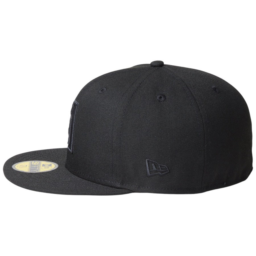 NEW ERA（ニューエラ）59FIFTY NEフラッグ刺繍 ブラック 左サイド