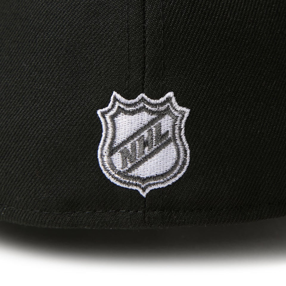 NEW ERA 59FIFTY NHL アナハイム・ダックス キャップ NHLロゴ刺繍詳細 15137396