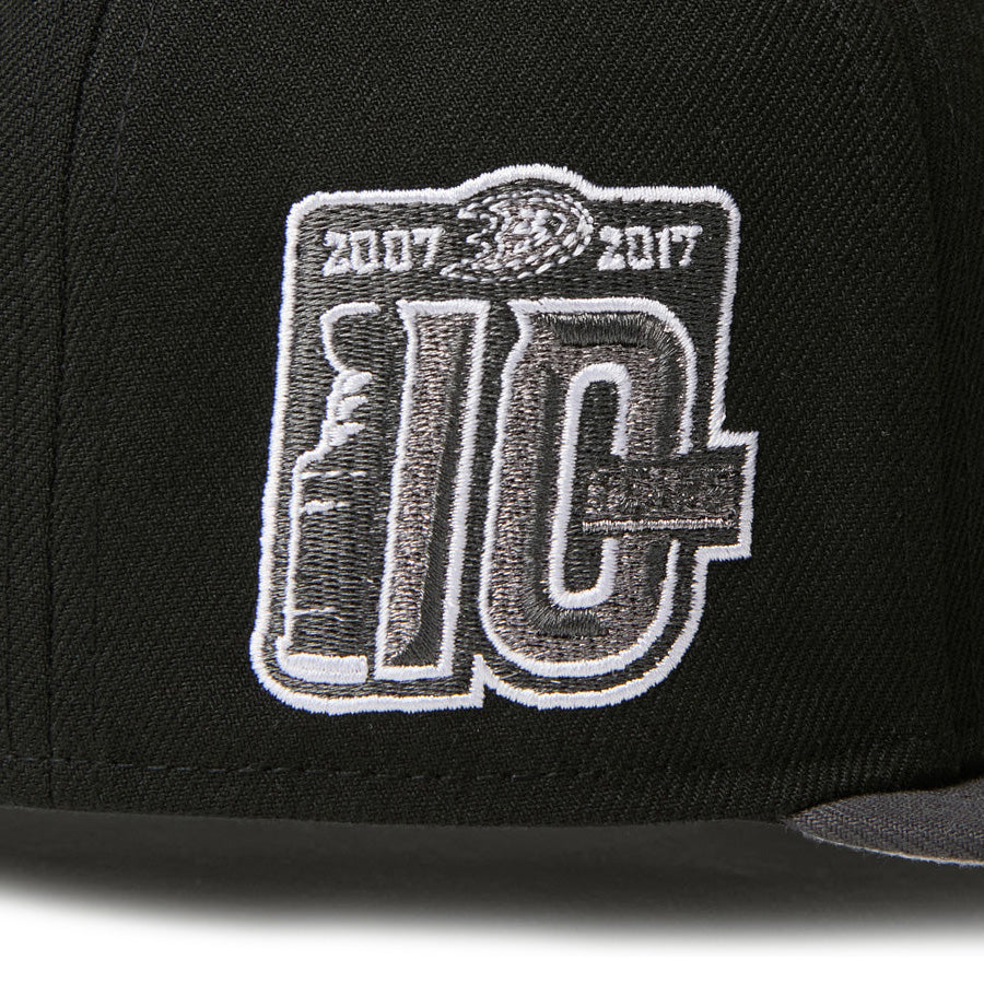 NEW ERA 59FIFTY NHL アナハイム・ダックス キャップ アニバーサリーパッチ刺繍詳細 15137396