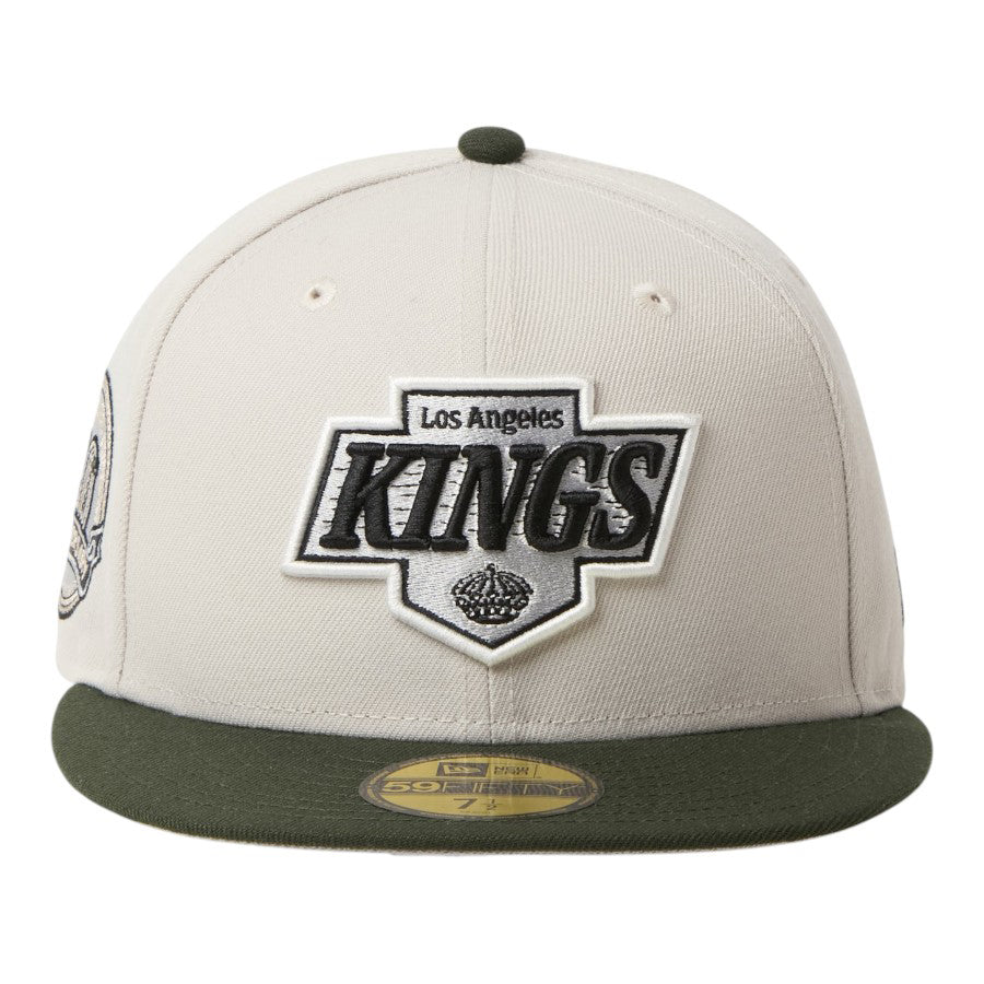 NEW ERA 59FIFTY NHL ロサンゼルス・キングス ストーン/ダークシーウィード 正面 15137370