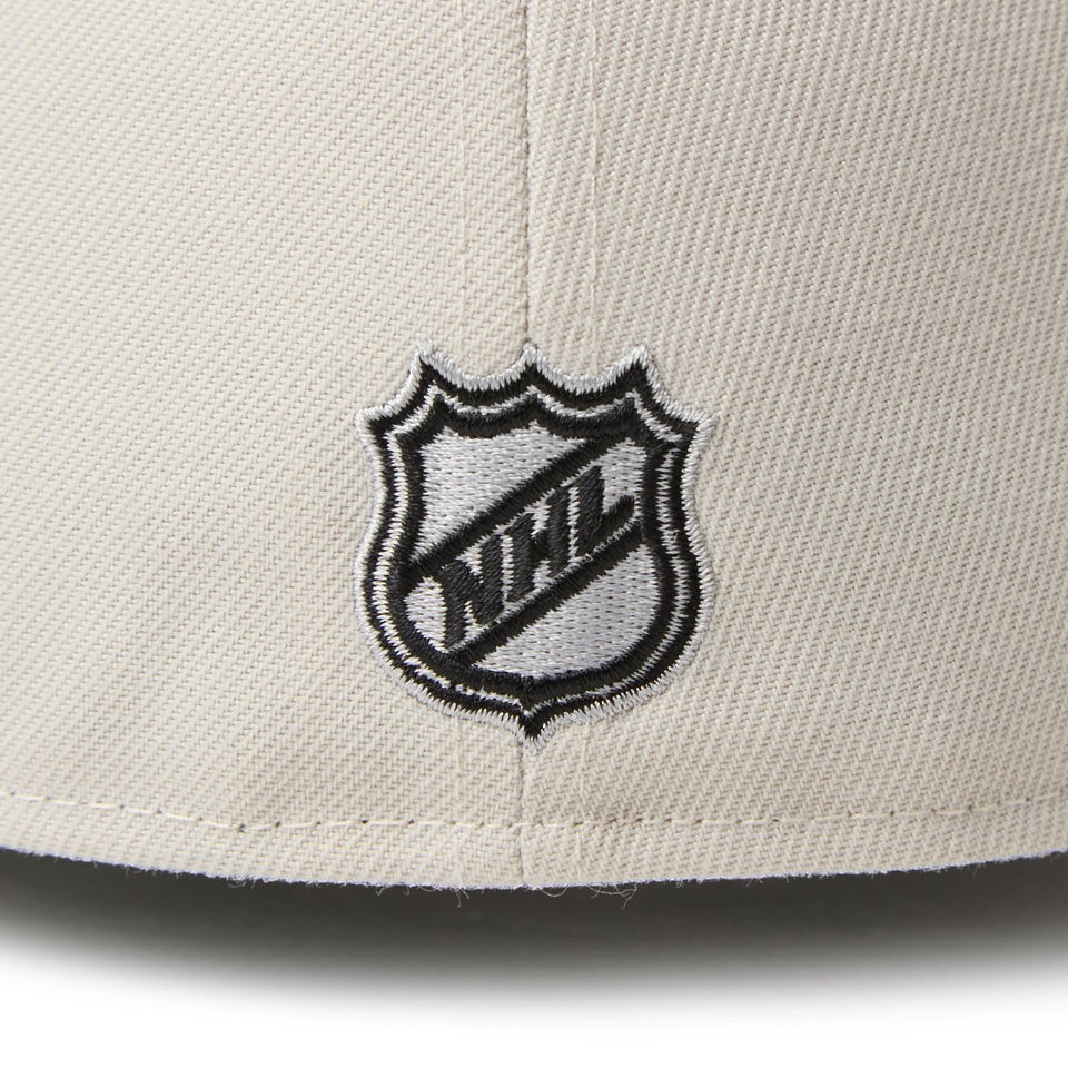 NEW ERA 59FIFTY NHL ロサンゼルス・キングス NHLロゴ刺繍詳細 15137370