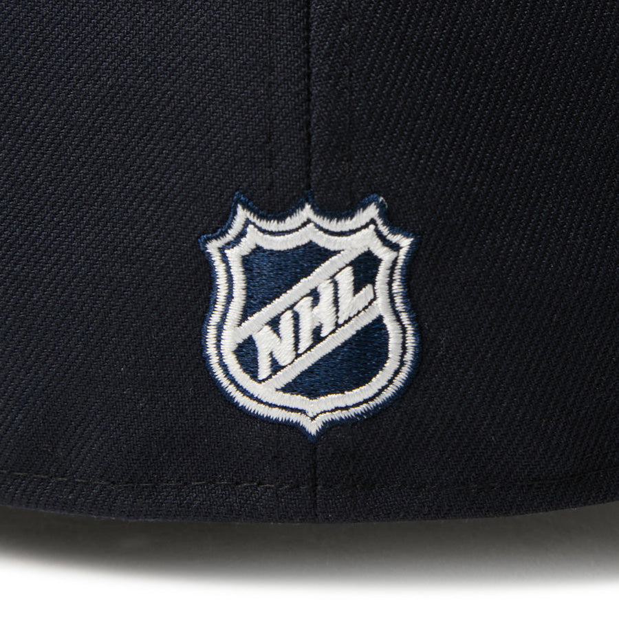 NEW ERA 59FIFTY NHL ニューヨーク・レンジャーズ ネイビー NHLロゴ刺繍詳細 15137366