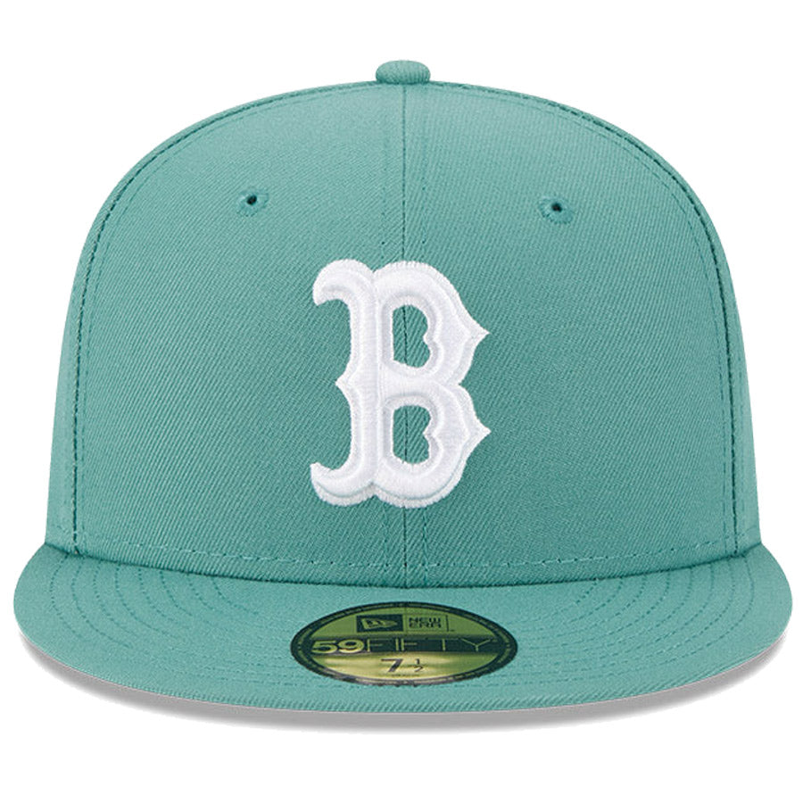 NEW ERA 59FIFTY レッドソックス ミントグリーン 正面