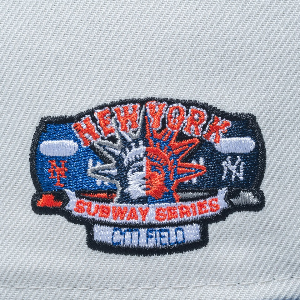 NEW ERA 59FIFTY Subway Series ニューヨーク・メッツ 右サイドパッチ刺繍詳細 15217075