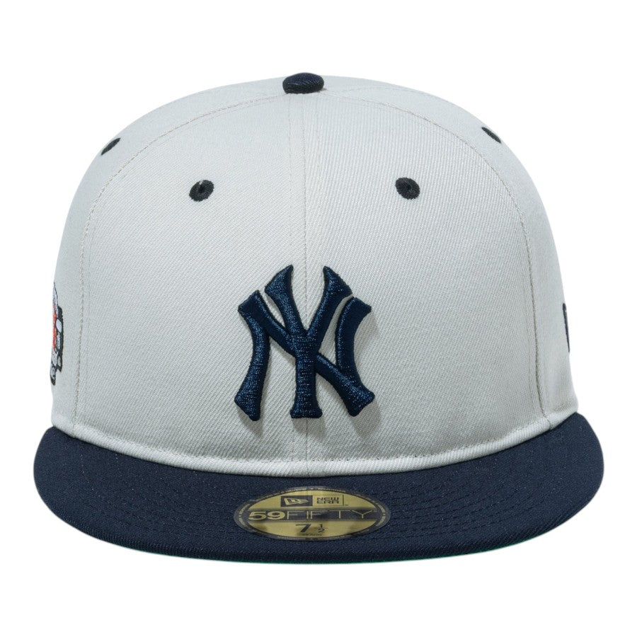 NEW ERA 59FIFTY Subway Series ニューヨーク・ヤンキース サンディーリネン ネイビーバイザー 正面 15217074