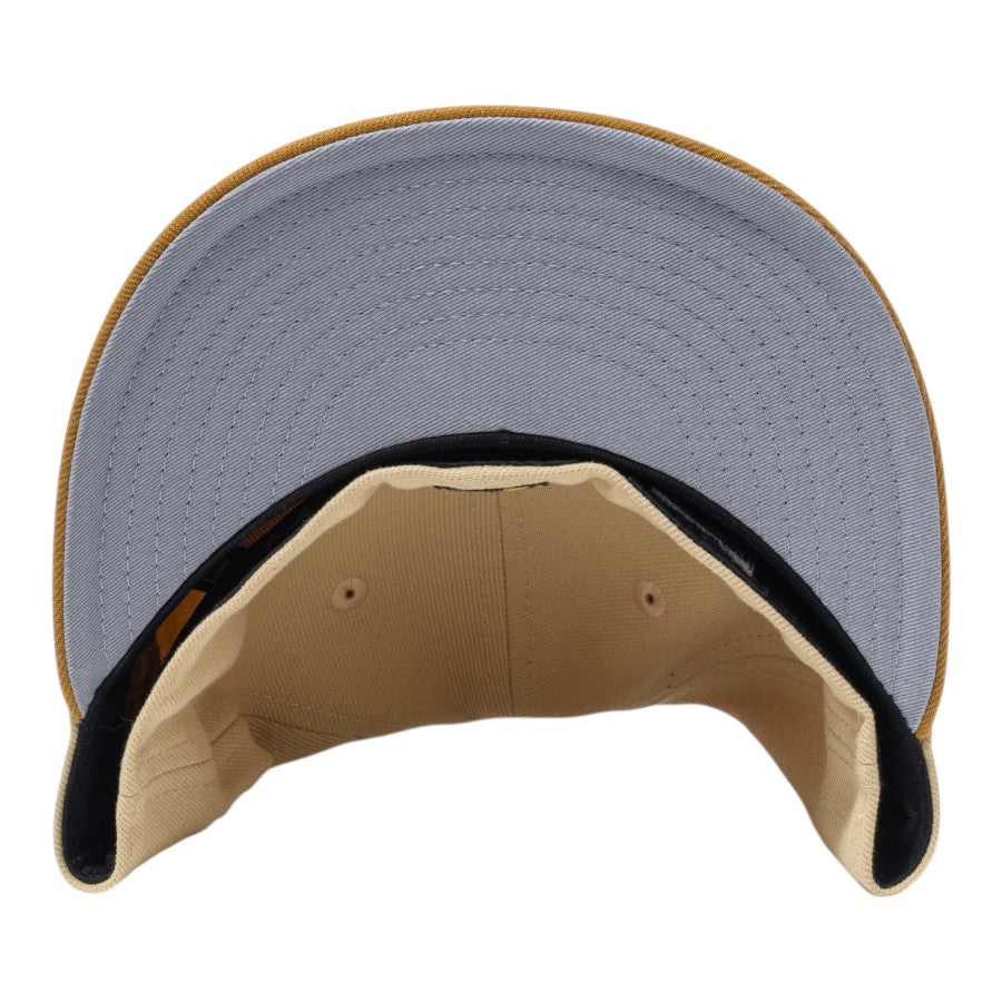 NEW ERA 59FIFTY The Brew サンディエゴ・パドレス キャップ ブラック/ブラッシュドブロンズ/ベガスゴールド つば裏 15228777