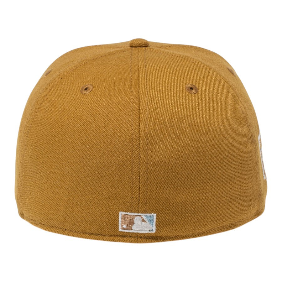 NEW ERA 59FIFTY The Brew ニューヨーク・ヤンキース キャップ ブラッシュドブロンズ/ウィート 背面 15228778