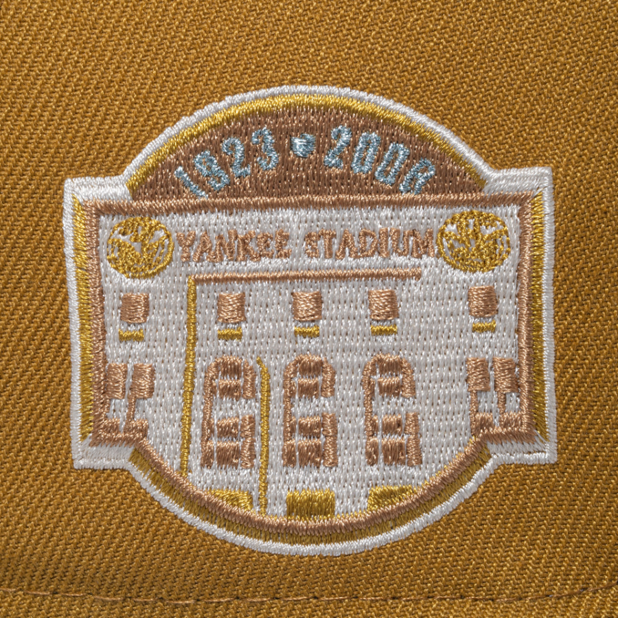 NEW ERA 59FIFTY The Brew ニューヨーク・ヤンキース キャップ ブラッシュドブロンズ/ウィート サイドパッチ刺繍 15228778