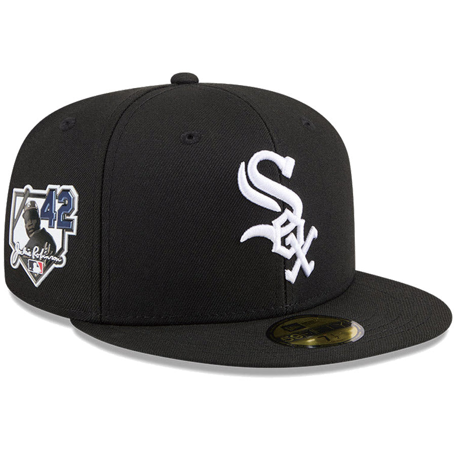 NEW ERA 59FIFTY ホワイトソックス 右斜め サイドパッチ