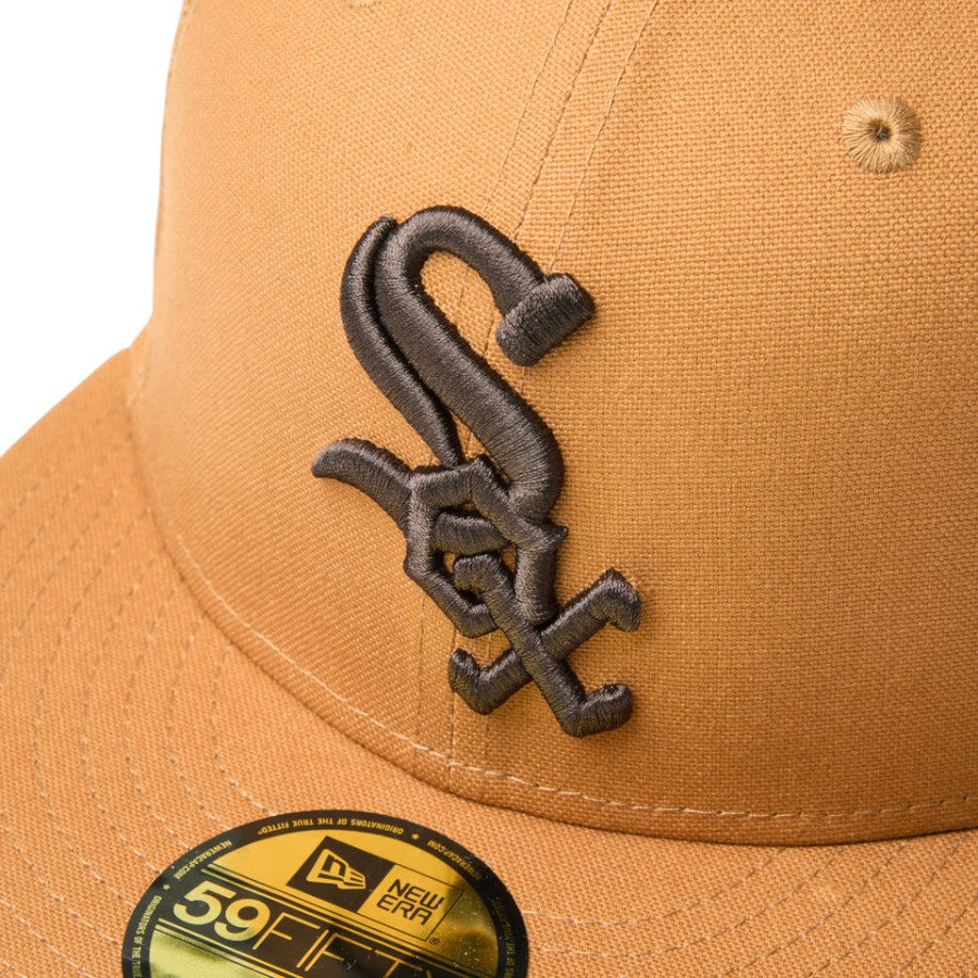 NEW ERA（ニューエラ）59FIFTY シカゴ・ホワイトソックス フロントロゴ刺繍 ディテール