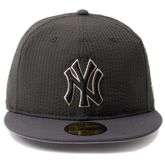 NEW ERA 59FIFTY ヤンキース キャップ 正面 シアサッカー