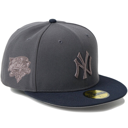 NEW ERA 59FIFTY ヤンキース 右斜め トーナルロゴ