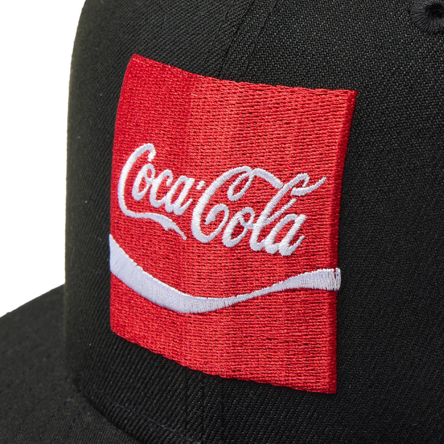 NEW ERA（ニューエラ）9FIFTY Coca-Cola コカ･コーラ キャップ ブラック フロントロゴ詳細 15154802