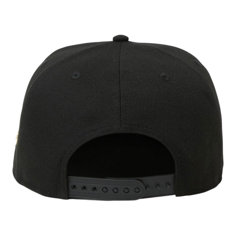 NEW ERA 9FIFTY Metal Flag NEW ERA 1920 ブラック/ゴールド 背面 スナップバック 15137010