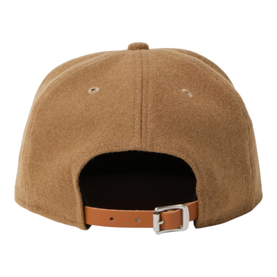 NEW ERA 9FIFTY MLB Wool Melton ロサンゼルス・ドジャース キャップ ベージュ 背面 サイズ調整用レザーストラップ 15136999