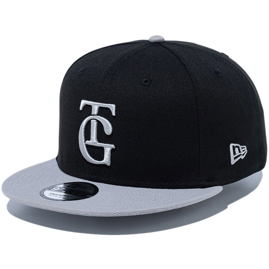 NEW ERA（ニューエラ）9FIFTY 読売ジャイアンツ ビジター ブラック グレーバイザー 左斜め 14524929